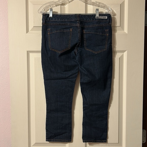 Express Crop Jean Legging Zelda Slim Fit Ultra Low Rise 4 - Picture 2 of 4